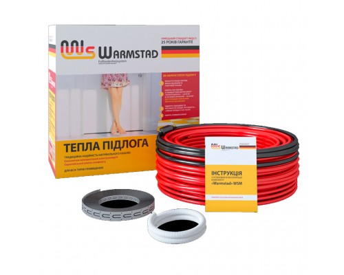 Нагрівальний кабель (тепла підлога) WSS-220-1,2-1,5кв. м.