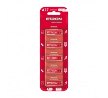 Батарейка ETRON A27-C5 12B/LR27A циліндр алкалінова 5pcs поштучно