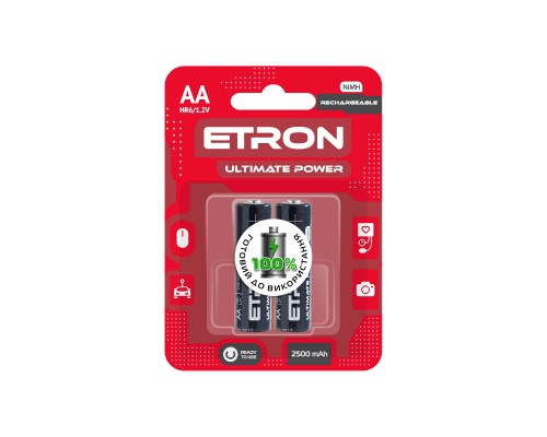 Батарейка ETRON АА HR6 1.2V 2500mA