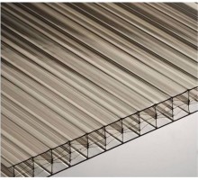 Полікарбонат ЕКО ДОМ сотовий бронзовий 6000*2100*4мм.