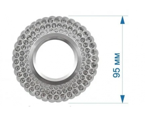Світильник LED Right Hausen CRYSTAL MR 16+3W 220V 4000K вбудований білий 275040